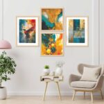 SET OF 4 DIGITAL PAINTINGS