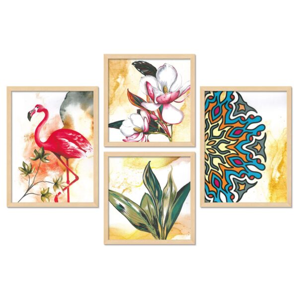 SET OF 4 DIGITAL PAINTINGS