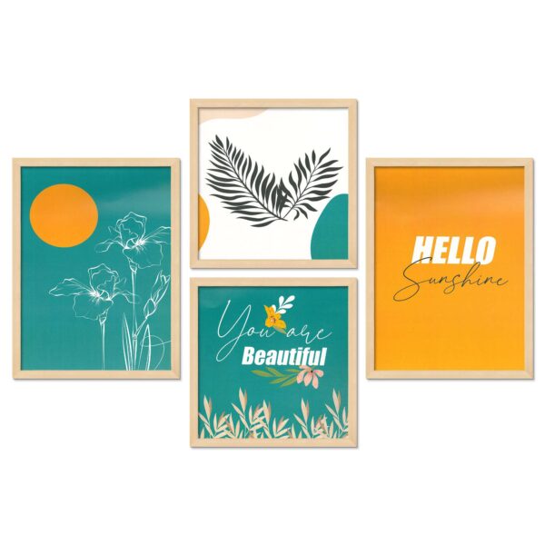 SET OF 4 DIGITAL PAINTINGS