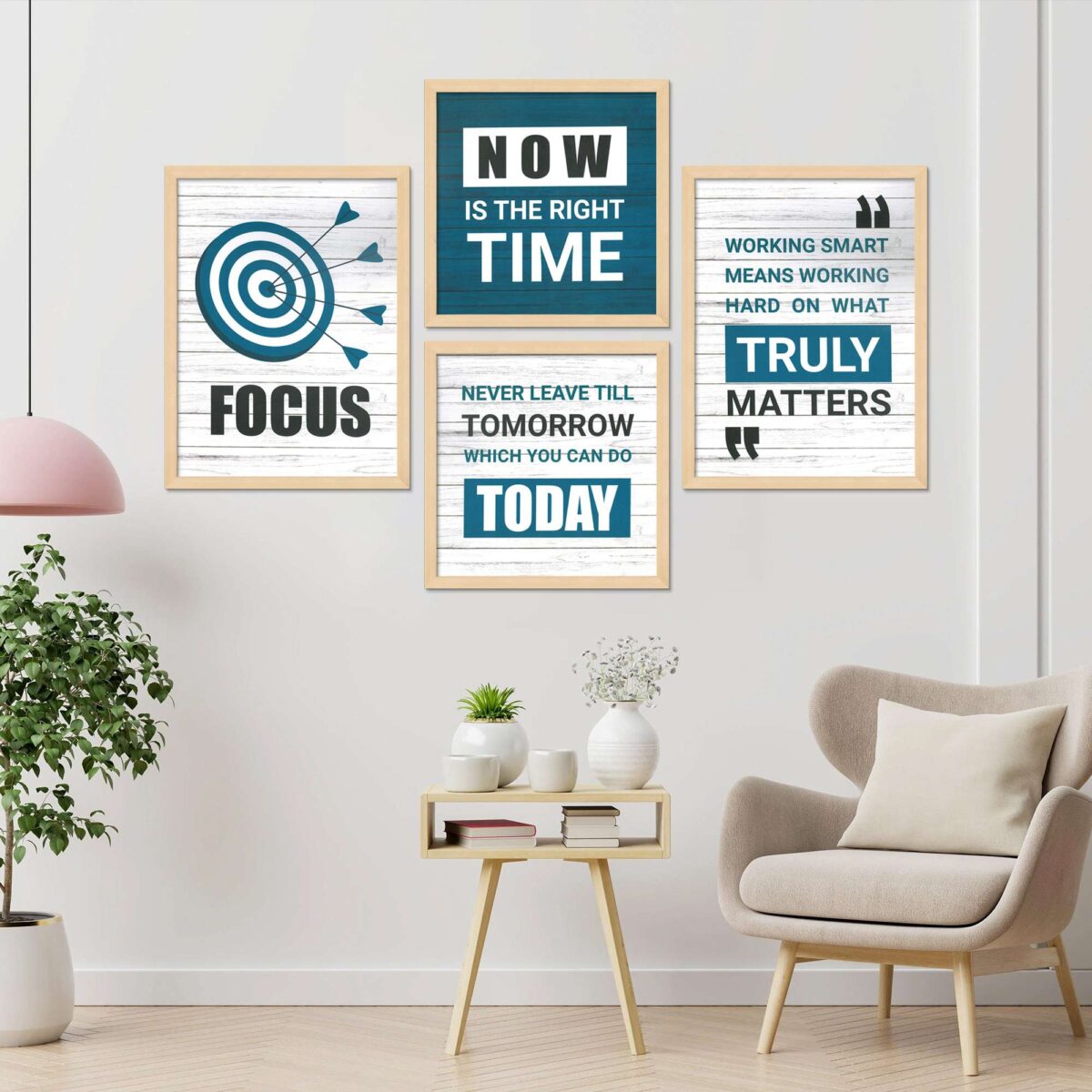 SET OF 4 DIGITAL PAINTINGS