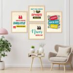 SET OF 4 DIGITAL PAINTINGS
